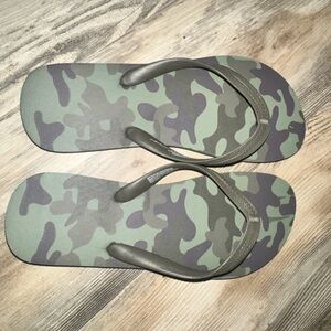 Target Green Camouflage Sandals